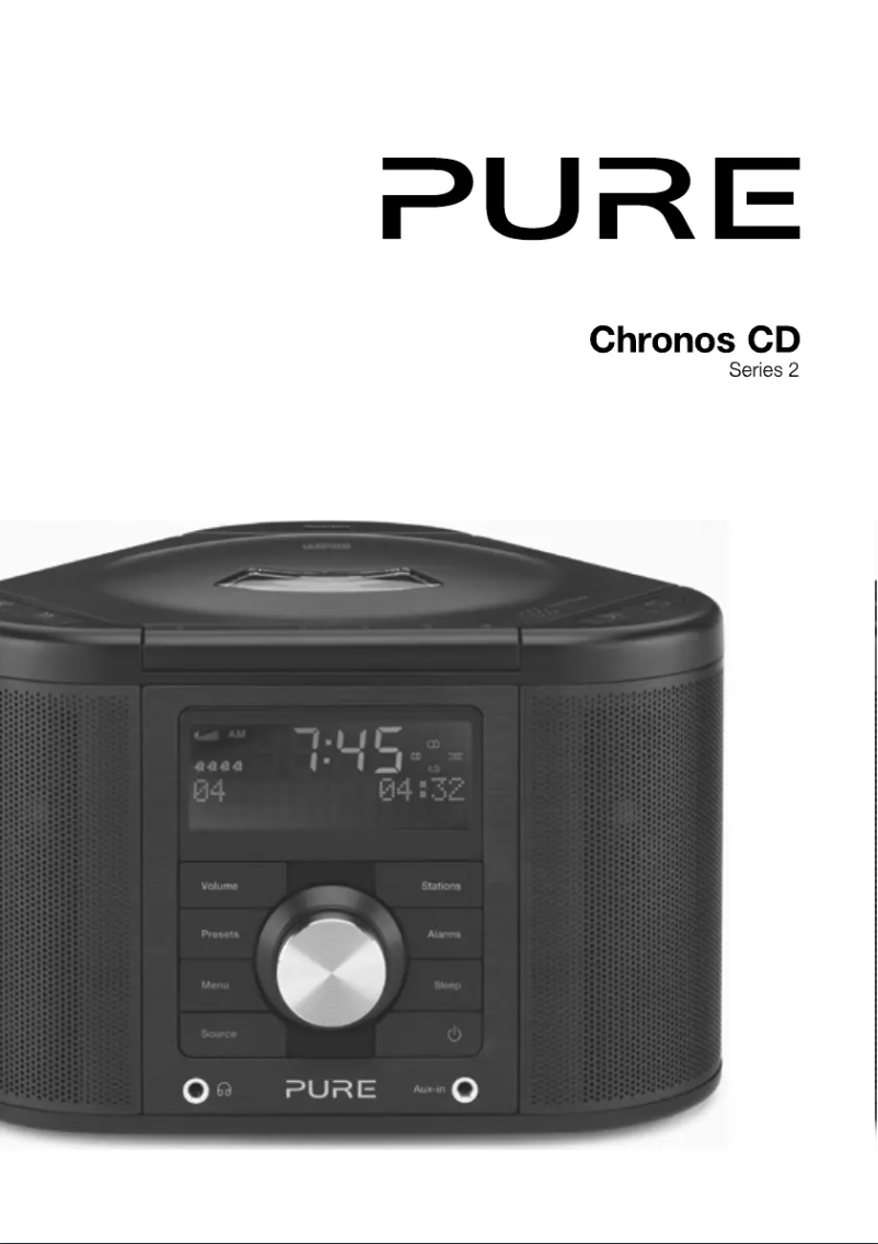 Page n°1 - Manuel utilisateur Pure Chronos CD Series 2