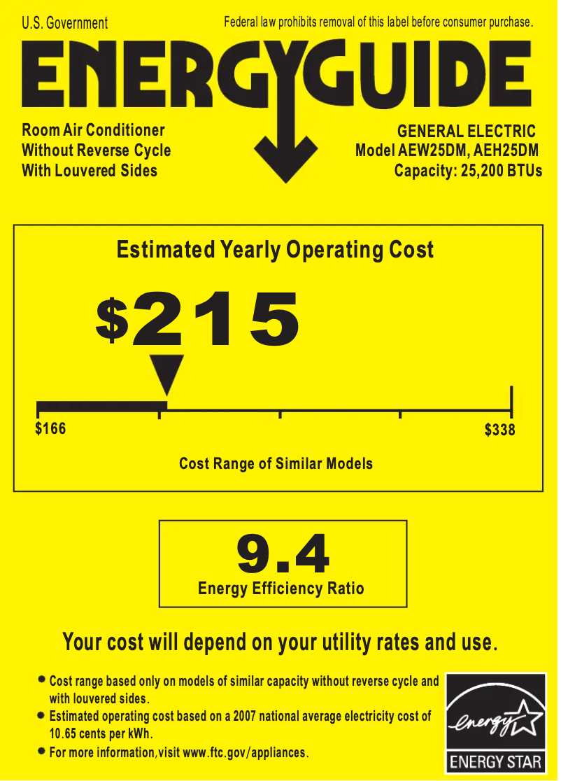 Imagen de la primera página del manual del dispositivo AEH25DM