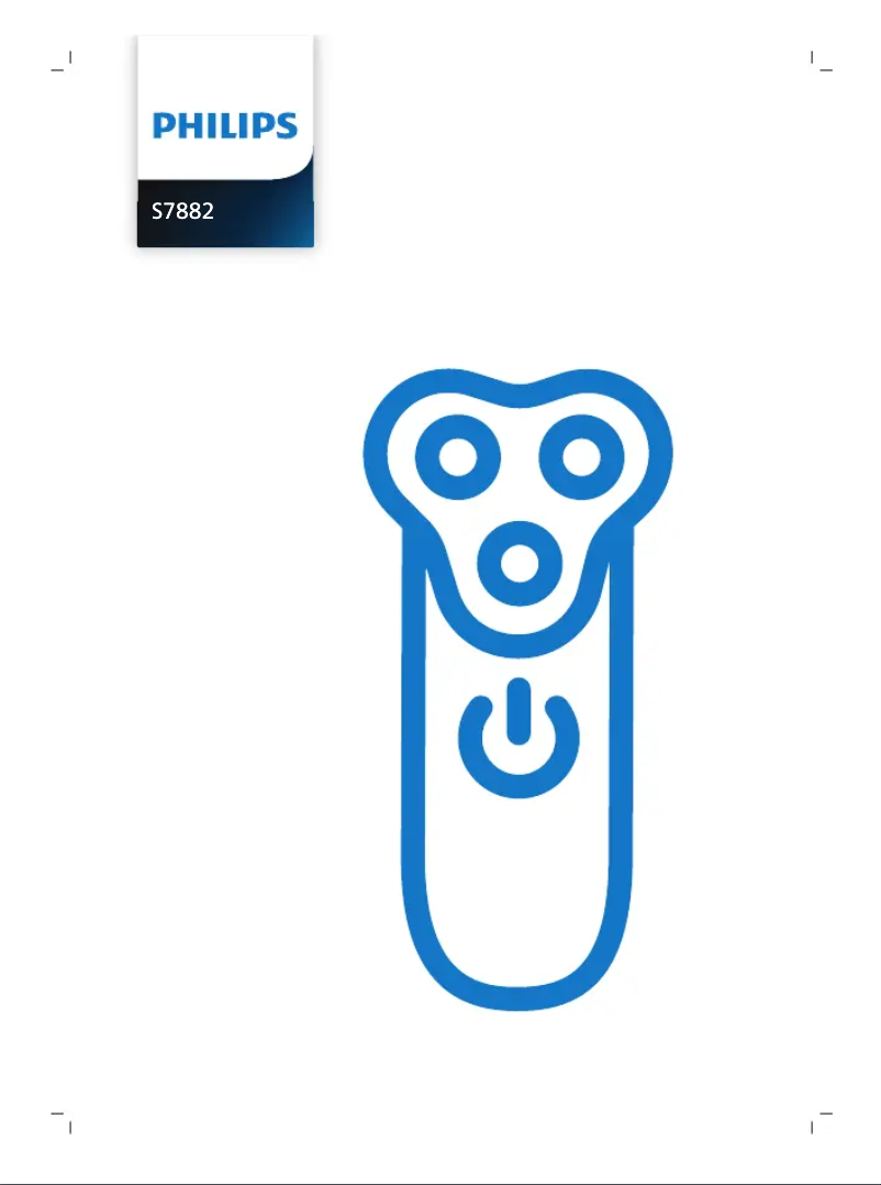 Page 1 of the manual User Manual Philips Shaver Series 7000 S7882