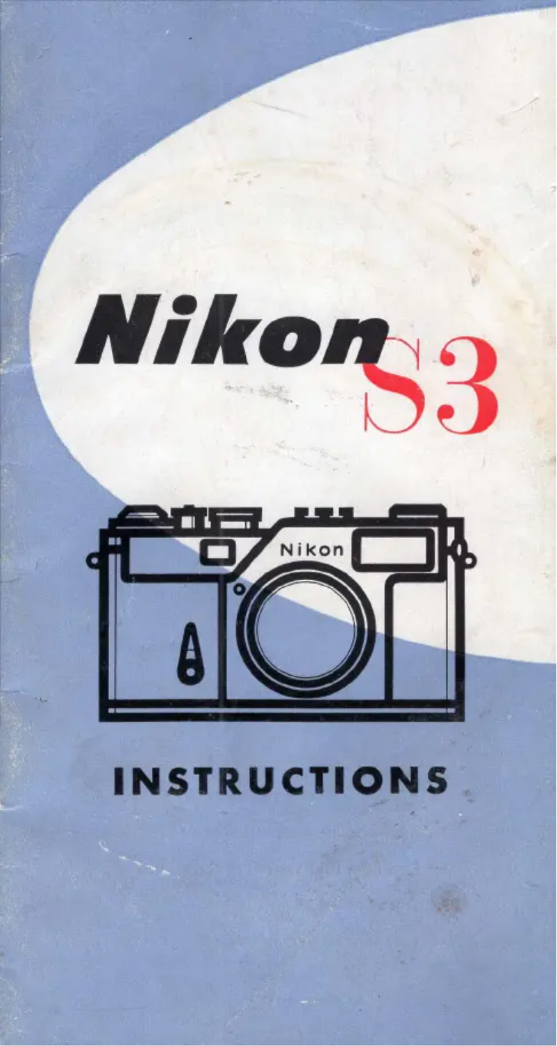 Image de la première page du manuel de l'appareil S3