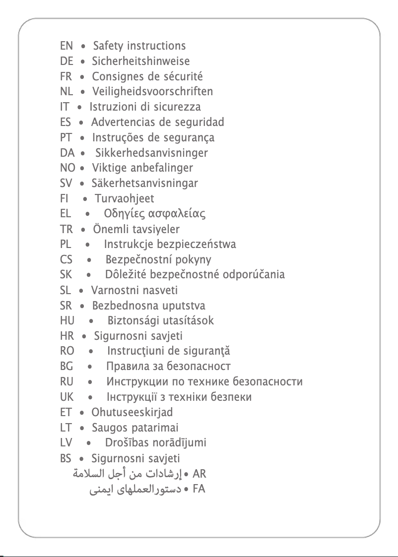 Page n°1 - Manuel utilisateur Tefal Supergliss  FV3825
