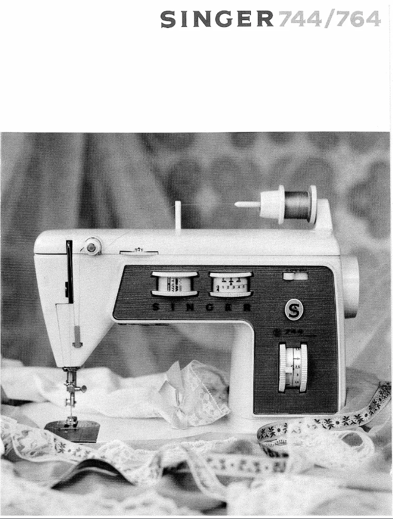 Page 1 de la notice Manuel utilisateur Singer 744