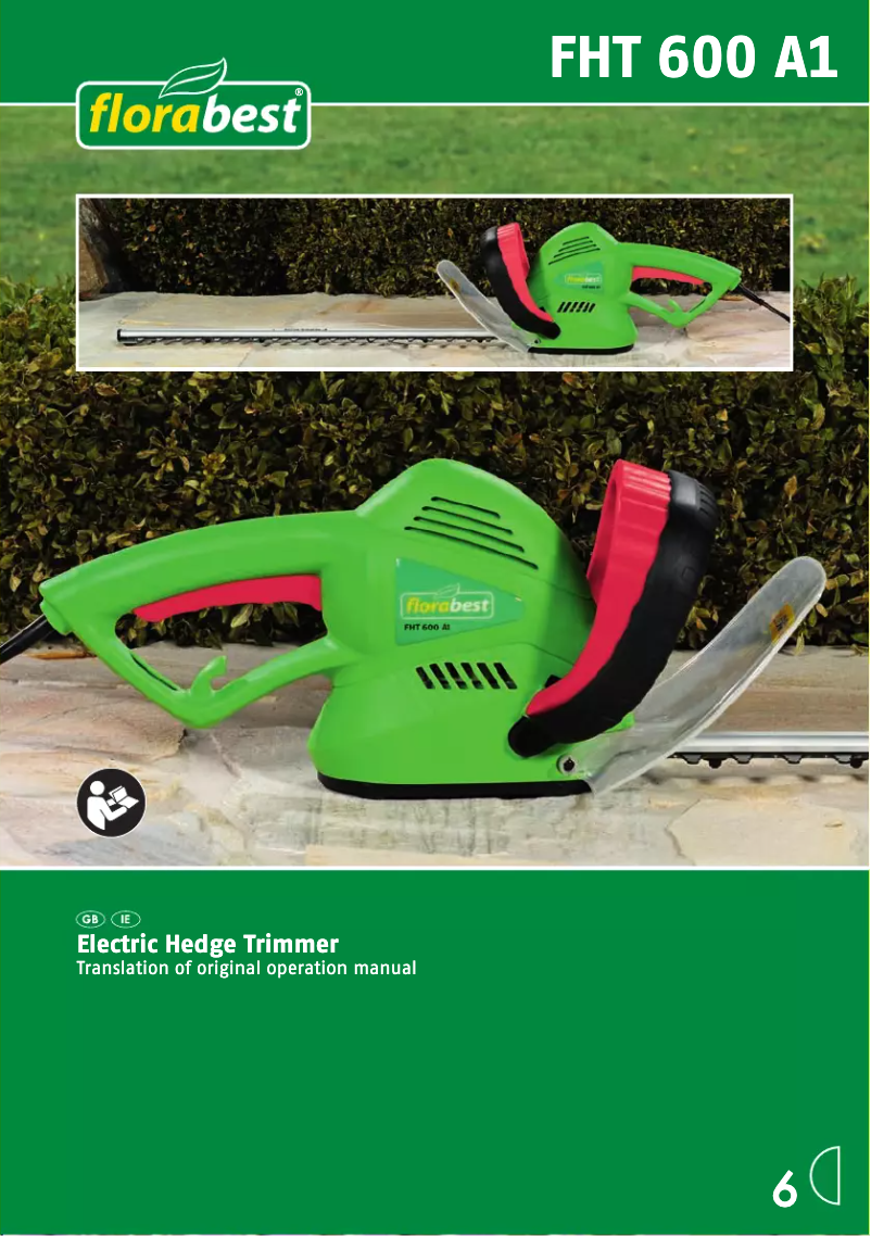 Page 1 of the manual User Manual Florabest FHT 600 A1