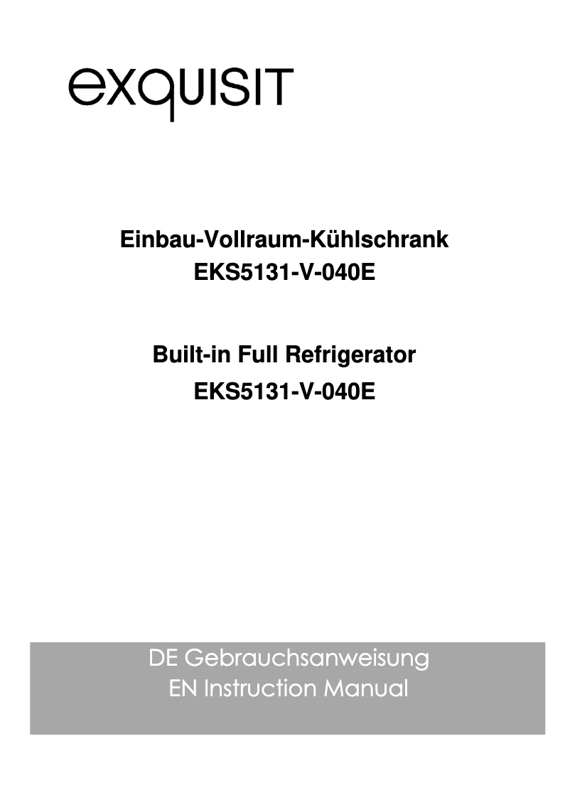 Image de la première page du manuel de l'appareil EKS5131-V-040E