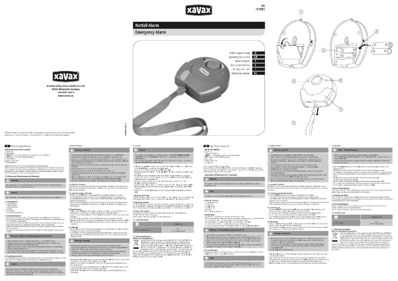 Image de la première page du manuel de l'appareil 00111991