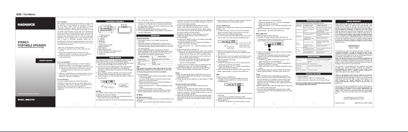 Image de la première page du manuel de l'appareil MMA3705