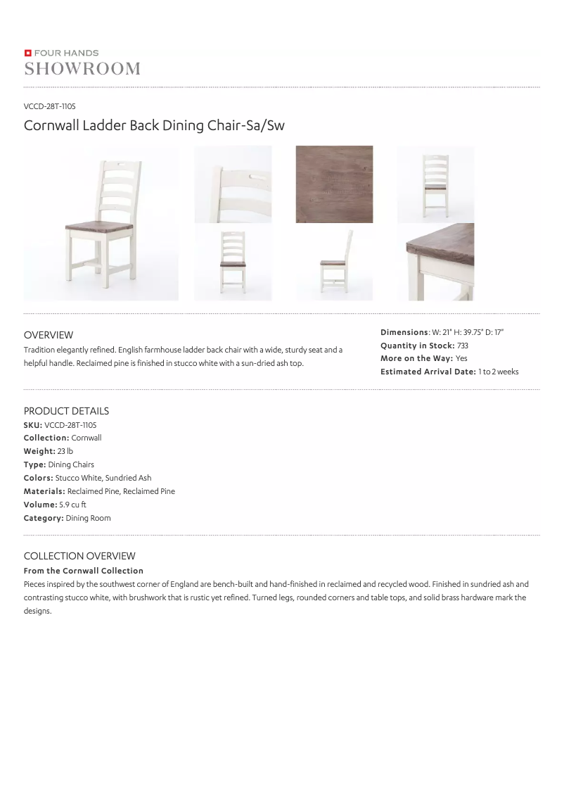 Page 1 de la notice Manuel utilisateur Four Hands VCCD-28T-1105