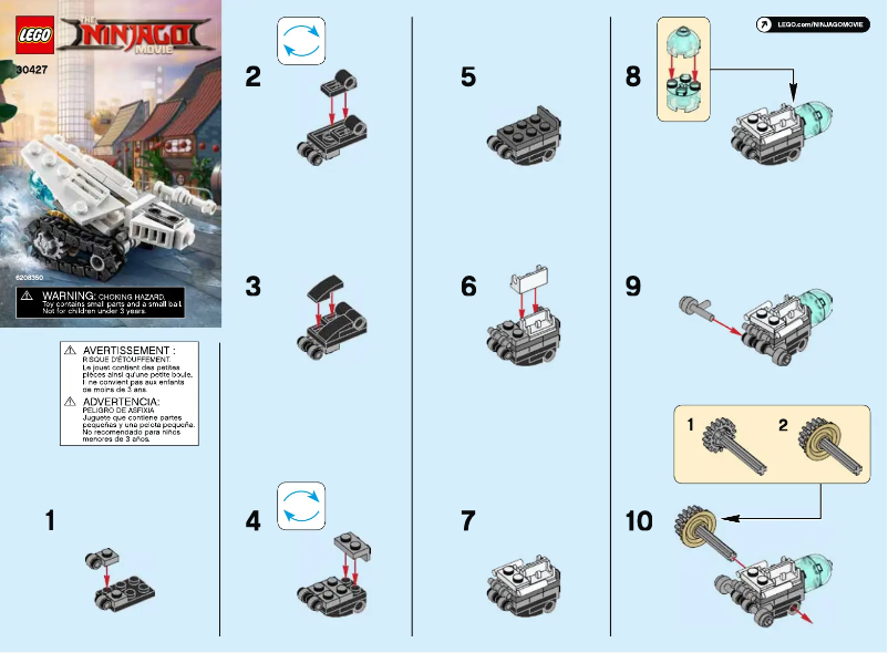 Page n°1 - Manuel utilisateur Lego Ninjago 30427