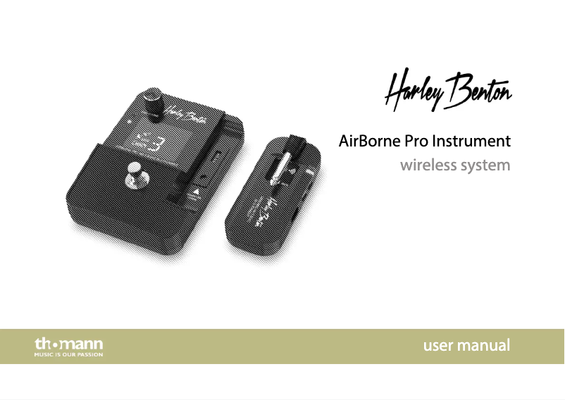 Page n°1 - Manuel utilisateur Harley Benton AirBorne Pro