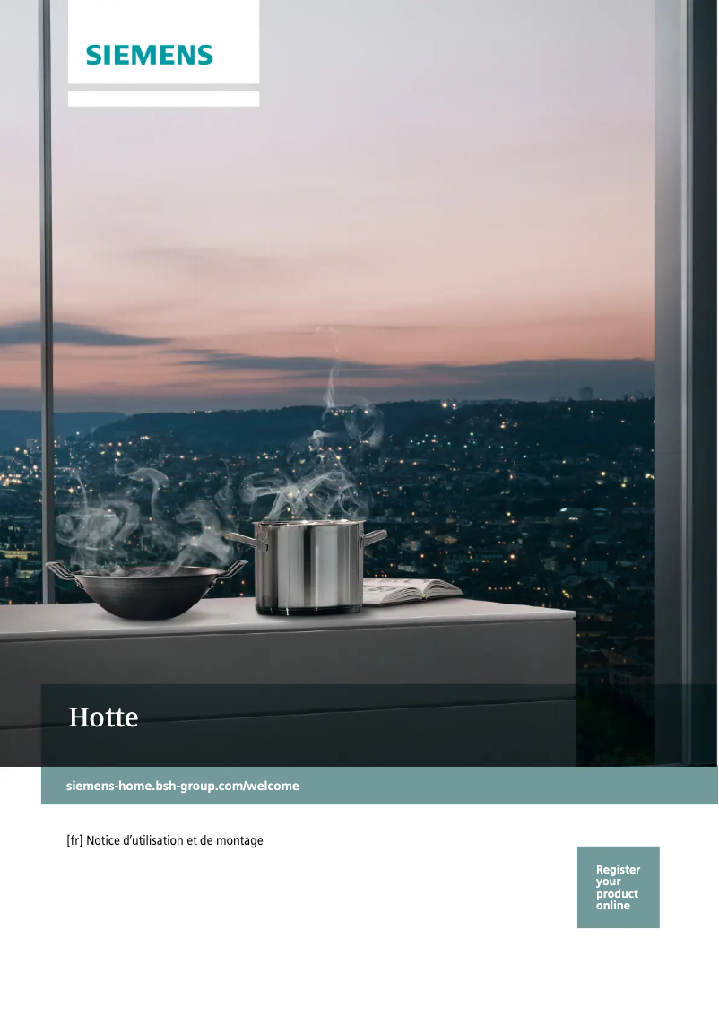 Page n°1 - Guide d'installation Siemens iQ500 LC97BHP50