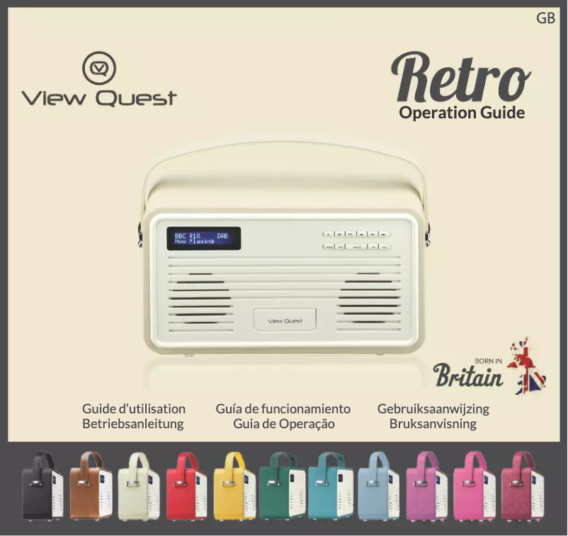 Página 1 del manual Manual de usuario View Quest Retro