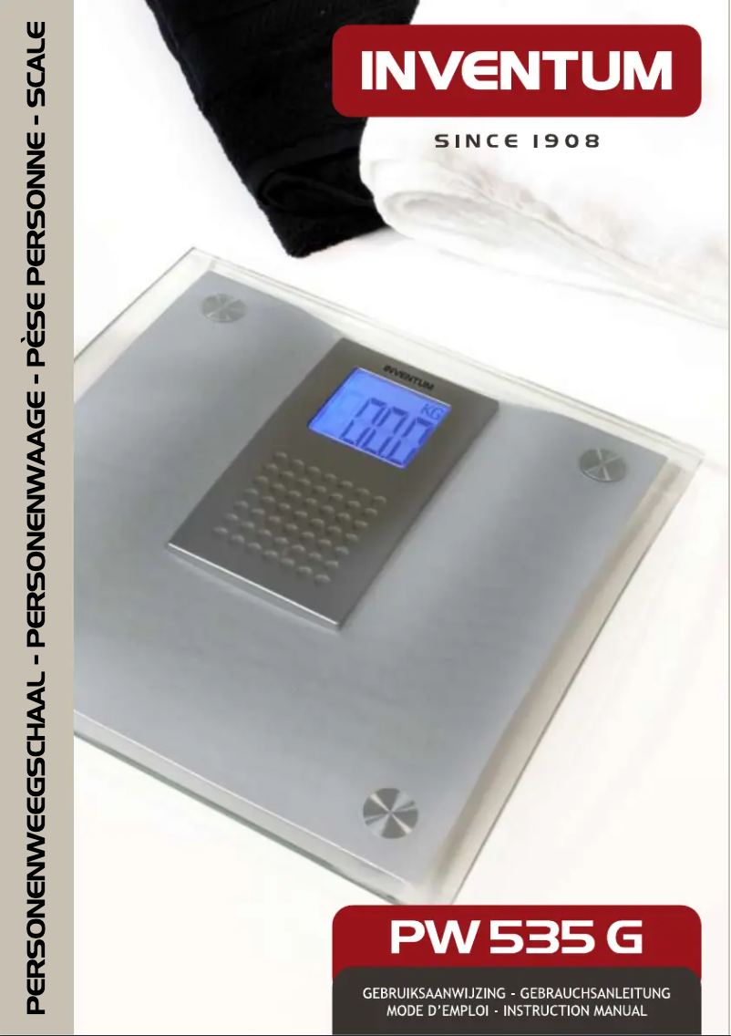 Page 1 de la notice Manuel utilisateur Inventum PW535G