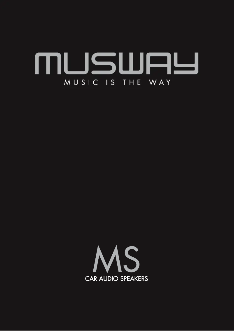 Page 1 de la notice Manuel utilisateur Musway MS6.2W