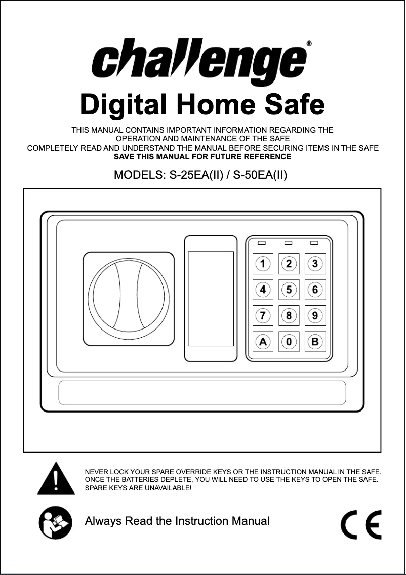 Image de la première page du manuel de l'appareil S-50EA(II)