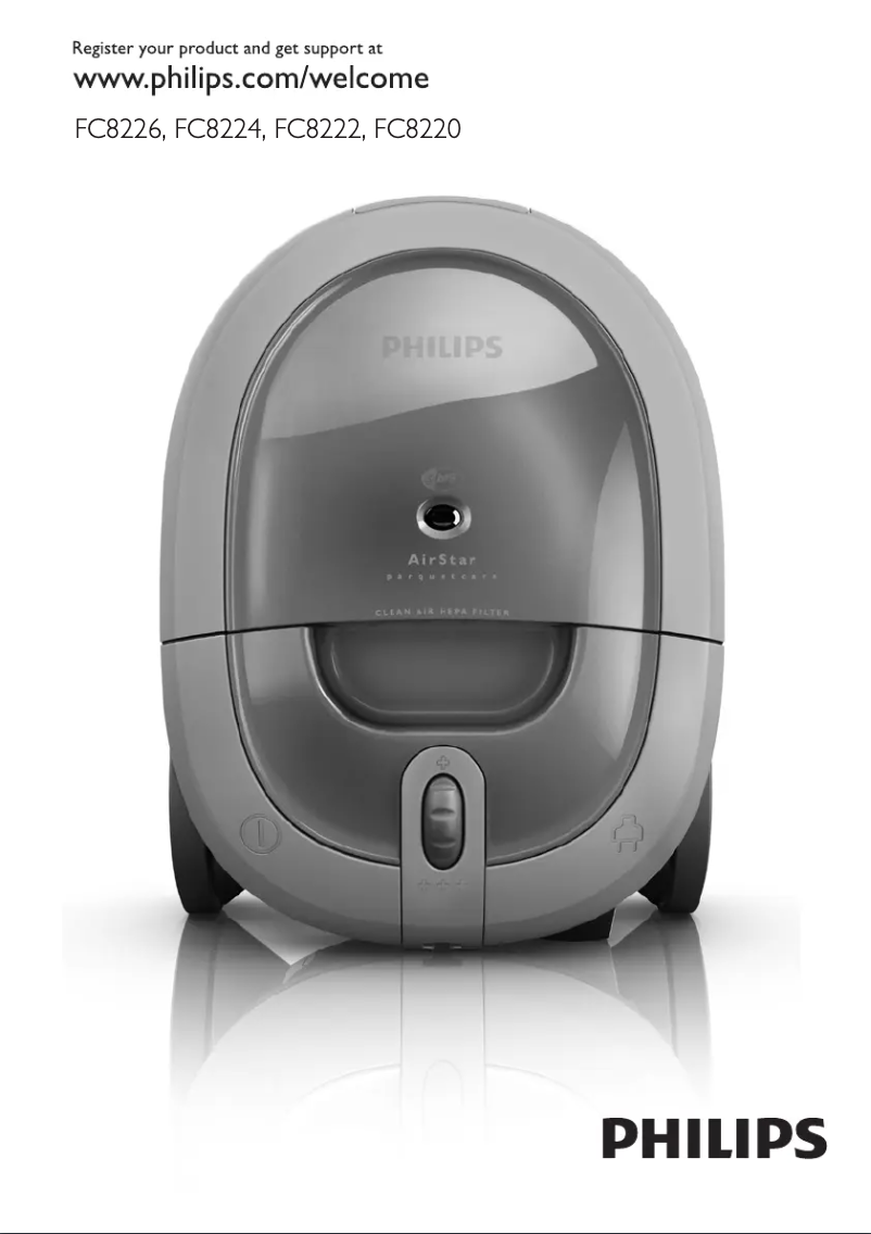 Page n°1 - Manuel utilisateur Philips AirStar FC8224