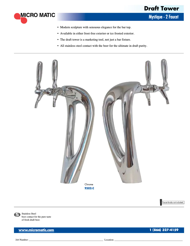 Page n°1 - Manuel utilisateur Micro Matic 9502
