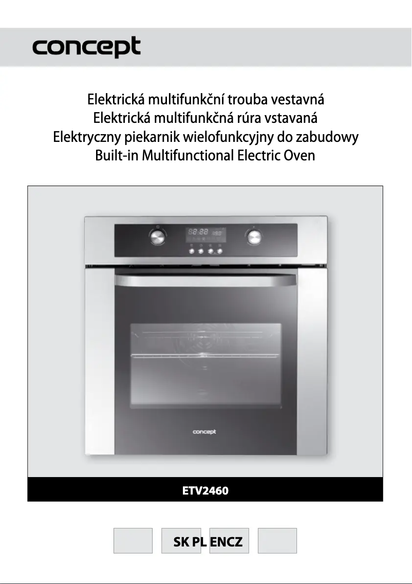 Image de la première page du manuel de l'appareil ETV-2460