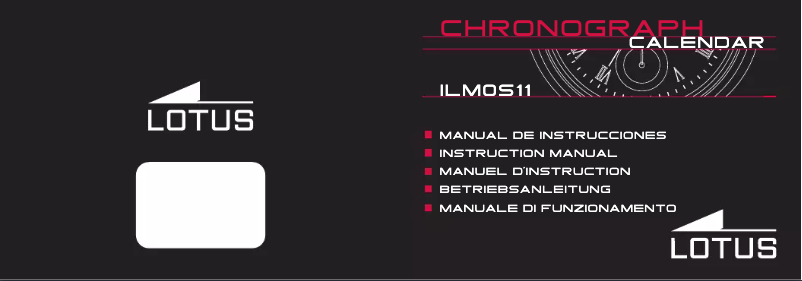 Page 1 de la notice Manuel utilisateur Lotus 15851