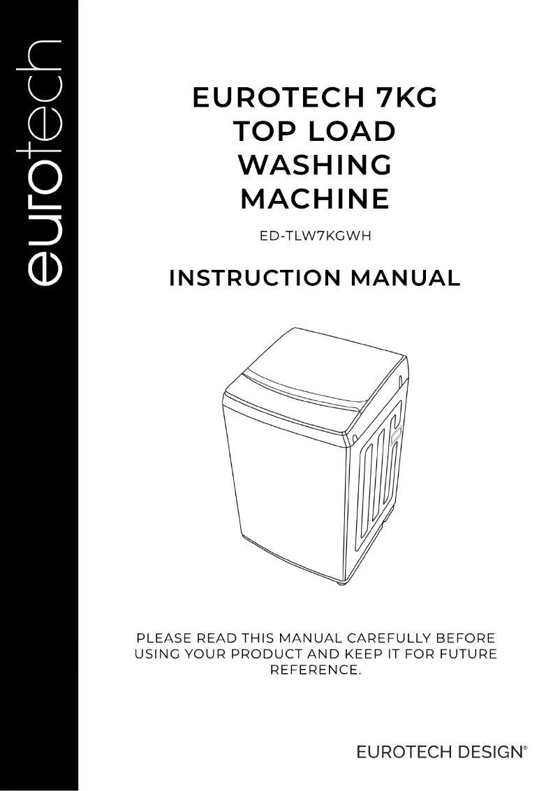 Page 1 de la notice Manuel utilisateur Eurotech ED-TLW7KGWH