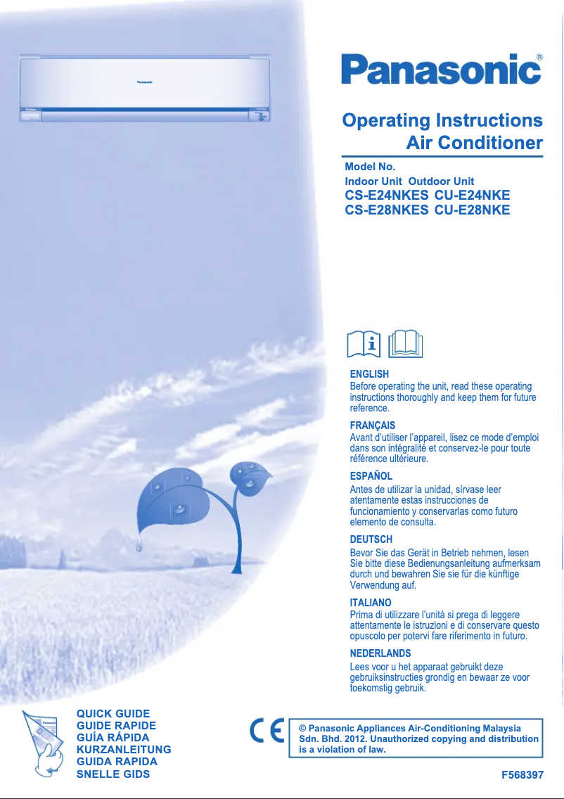 Image de la première page du manuel de l'appareil CS-E28NKES