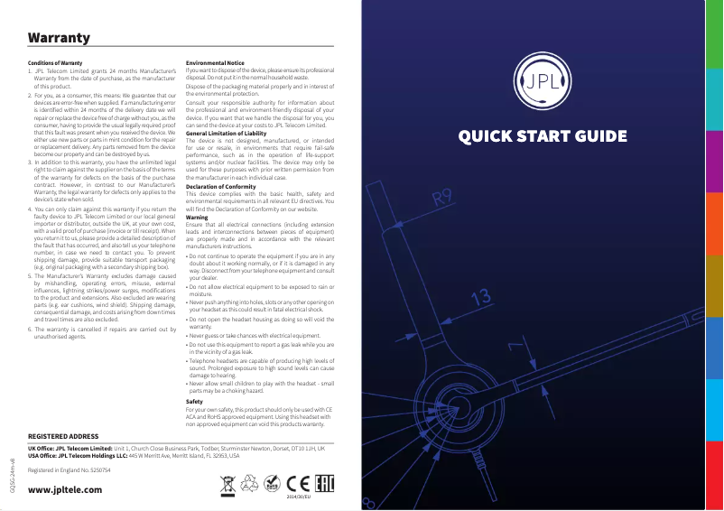 Image de la première page du manuel de l'appareil Commander-PB V2