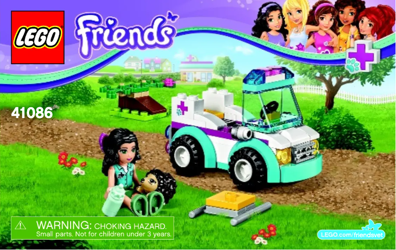 Page 1 de la notice Manuel utilisateur Lego Friends 41086