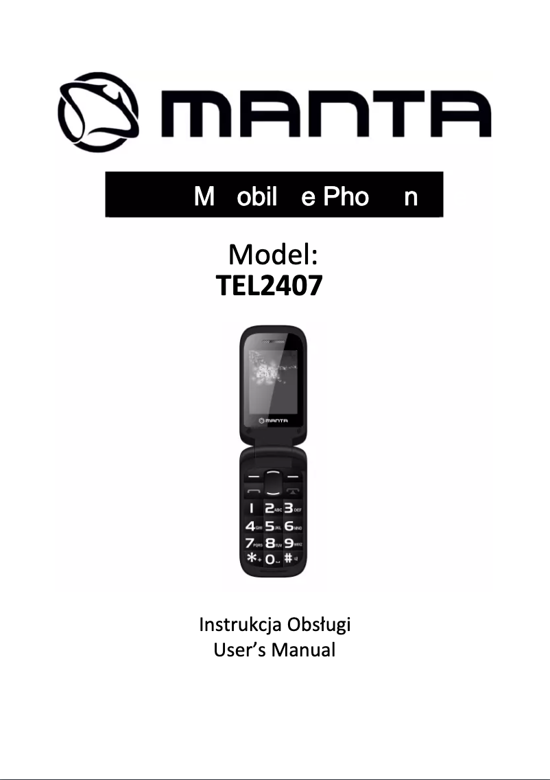 Image de la première page du manuel de l'appareil TEL2407