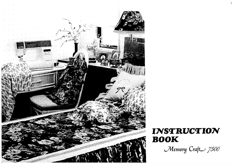 Image de la première page du manuel de l'appareil Memory Craft 7500