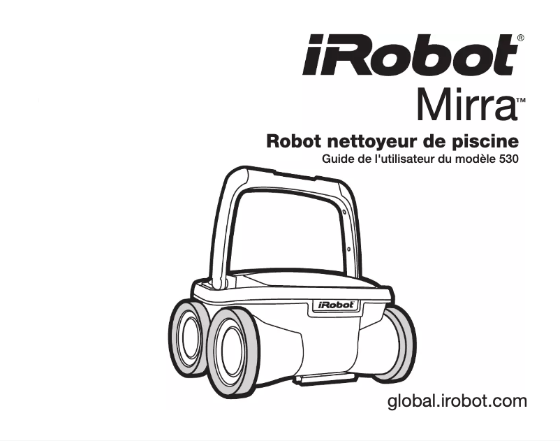 Page 1 de la notice Manuel utilisateur iRobot Mirra 500