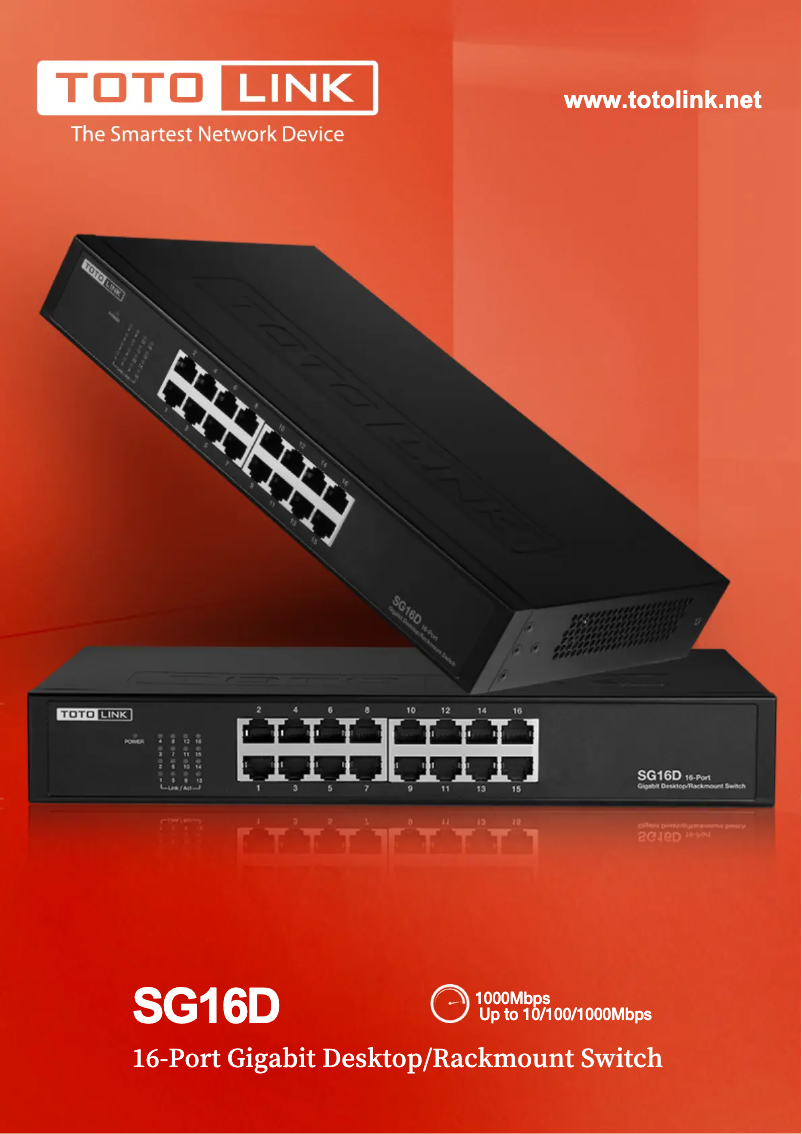 Image de la première page du manuel de l'appareil SG16D