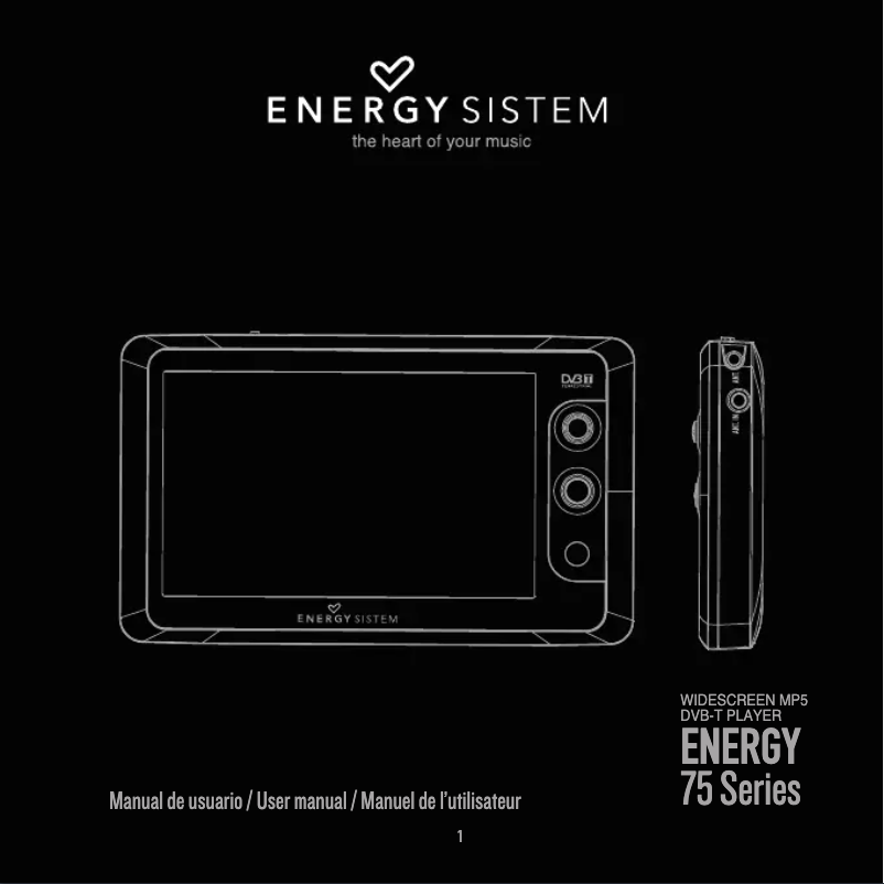 Page n°1 - Manuel utilisateur Energy Sistem Energy 7516