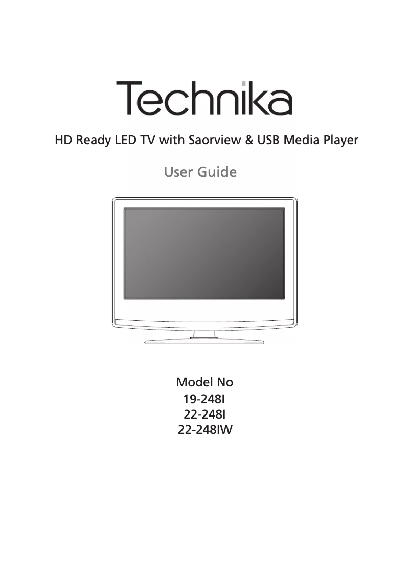 Page 1 de la notice Manuel utilisateur Technika LED22-248I