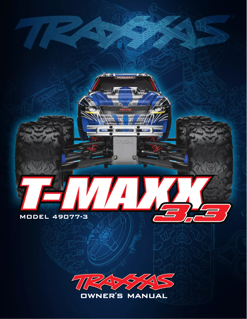 Page 1 de la notice Manuel utilisateur Traxxas T-Maxx 3.3