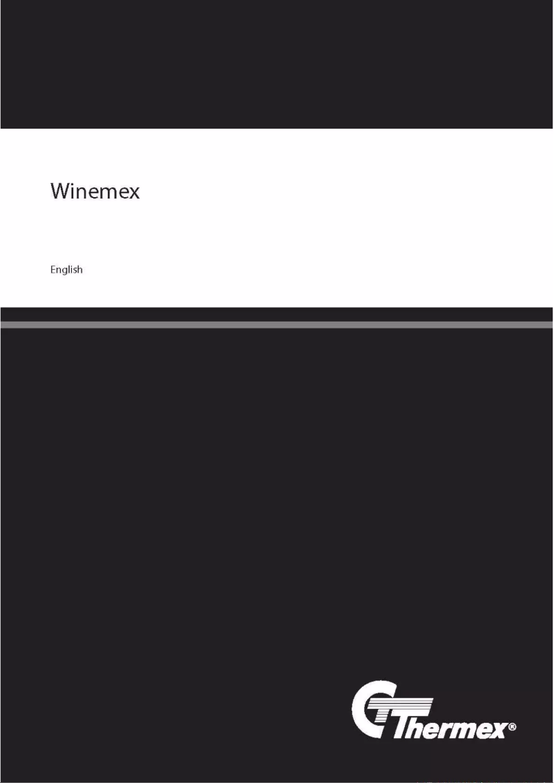 Página 1 del manual Manual de usuario Thermex Winemex Blue 101