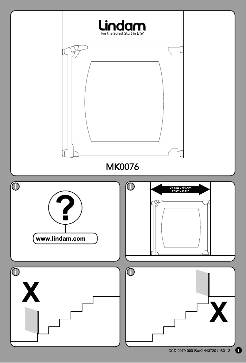 Page 1 de la notice Manuel utilisateur Lindam FlexiGuard