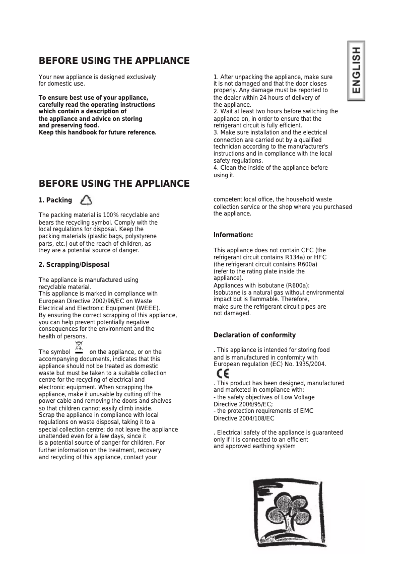 Image de la première page du manuel de l'appareil ZTO 150E
