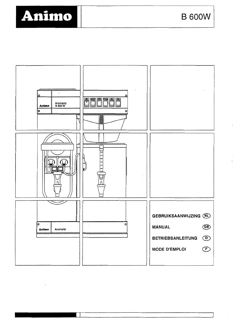 Page 1 de la notice Manuel utilisateur Animo B-600W
