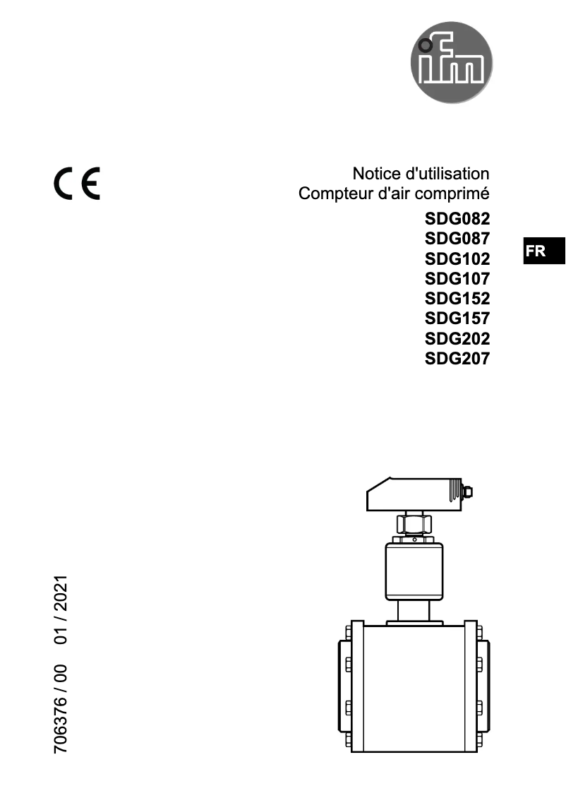 Image de la première page du manuel de l'appareil SDG207