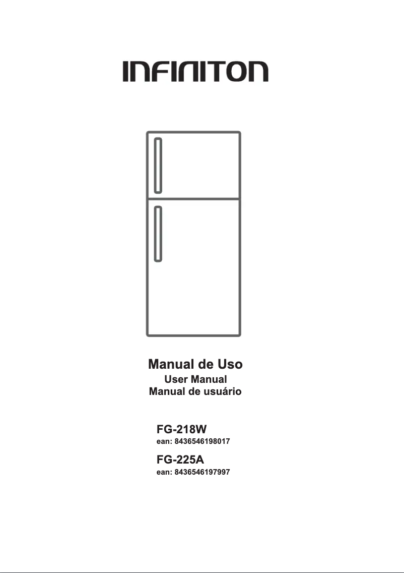 Page n°1 - Manuel utilisateur Infiniton FG-218W