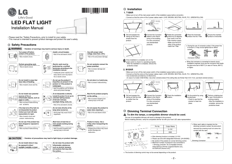Page n°1 - Manuel utilisateur LG FRS640D1F0B