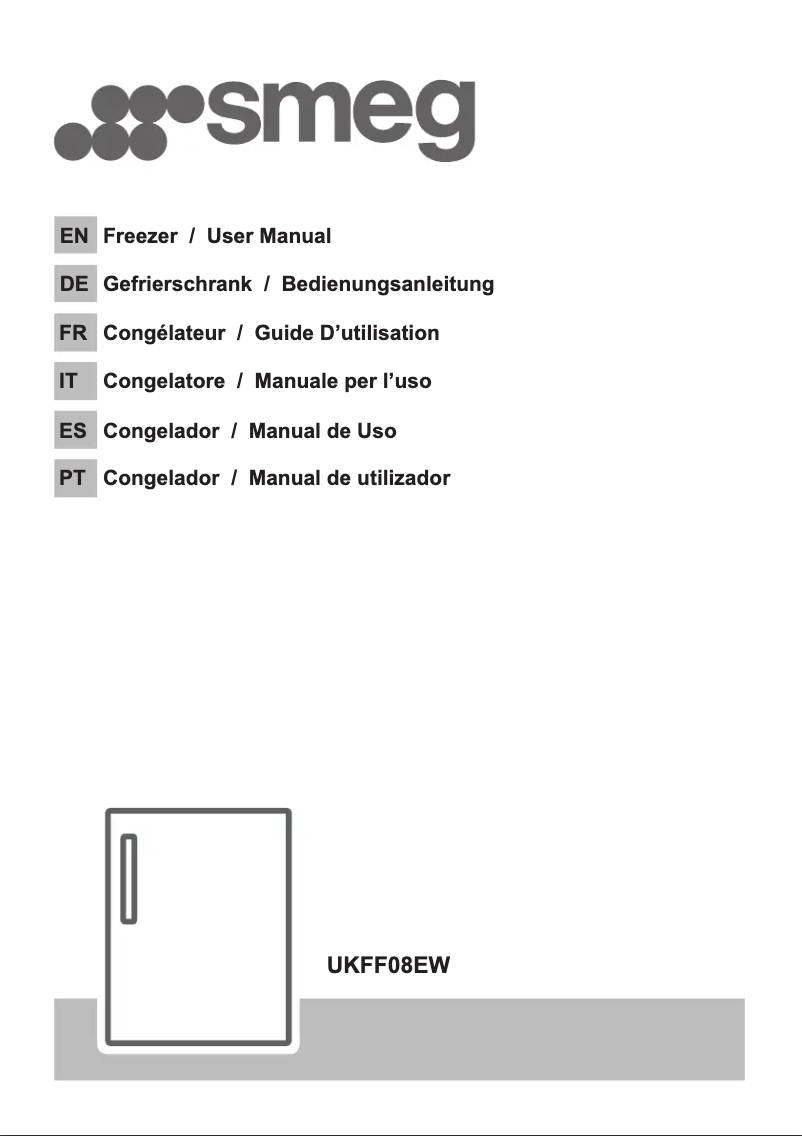 Page n°1 - Manuel utilisateur Smeg UKFF08EW