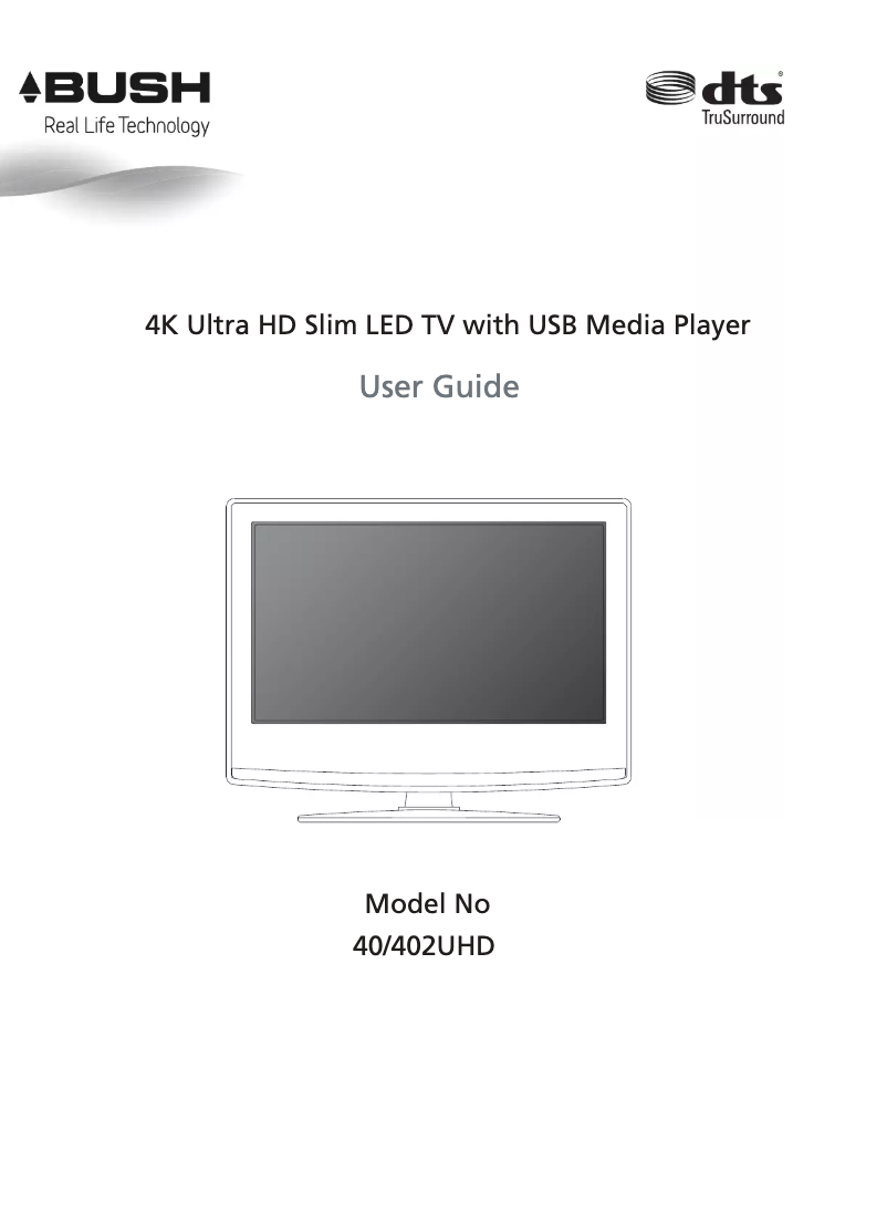 Image de la première page du manuel de l'appareil 40/402UHD