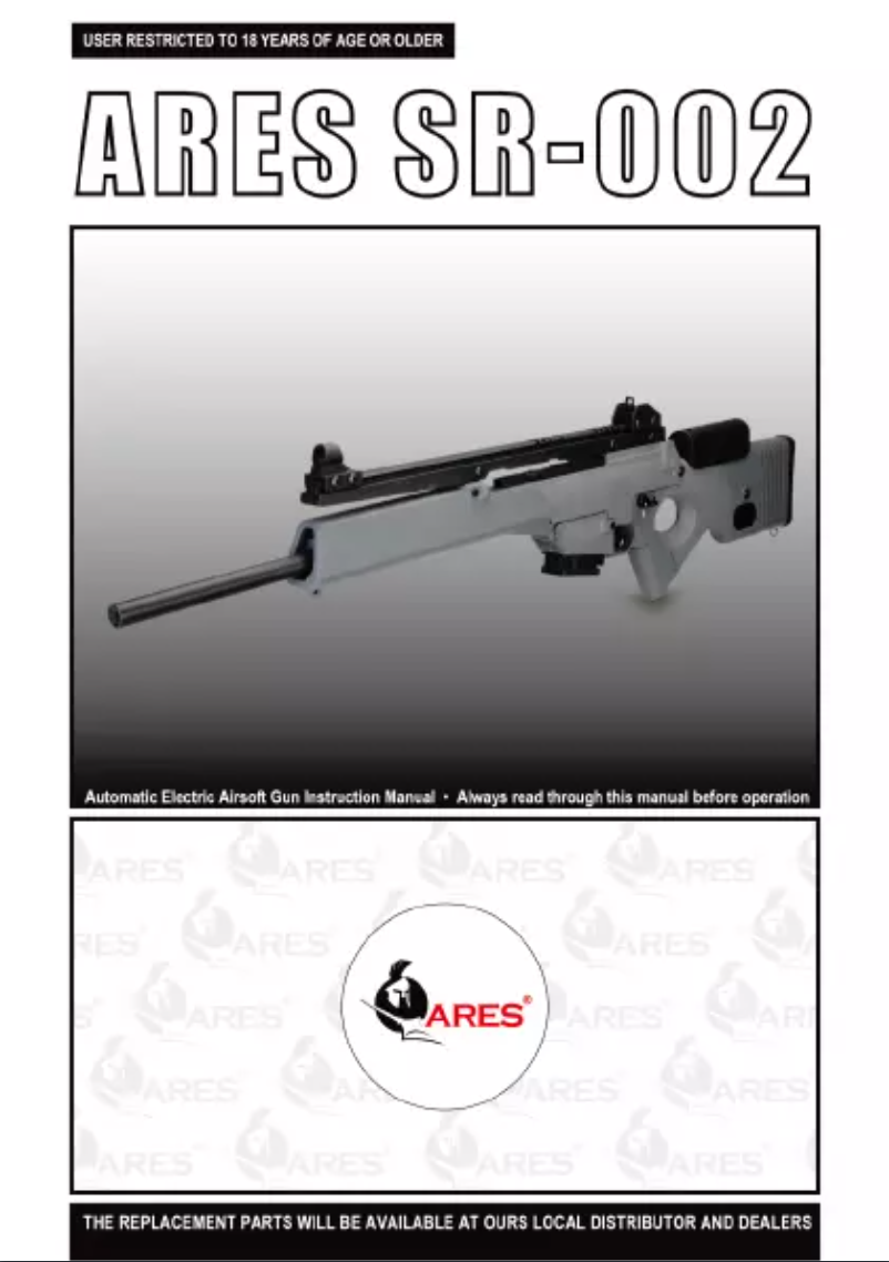 Page n°1 - Manuel utilisateur Ares SR-002