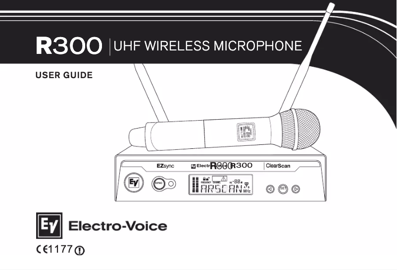 Page n°1 - Manuel utilisateur Electro-Voice R300
