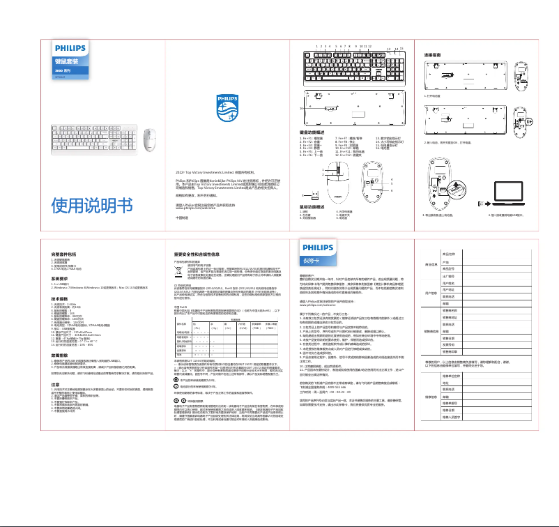 Page 1 of the manual Instruction Manual Philips SPT6347