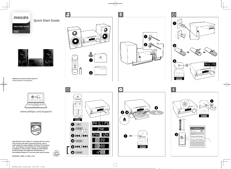Página 1 del manual Manual de usuario Philips BTM2585