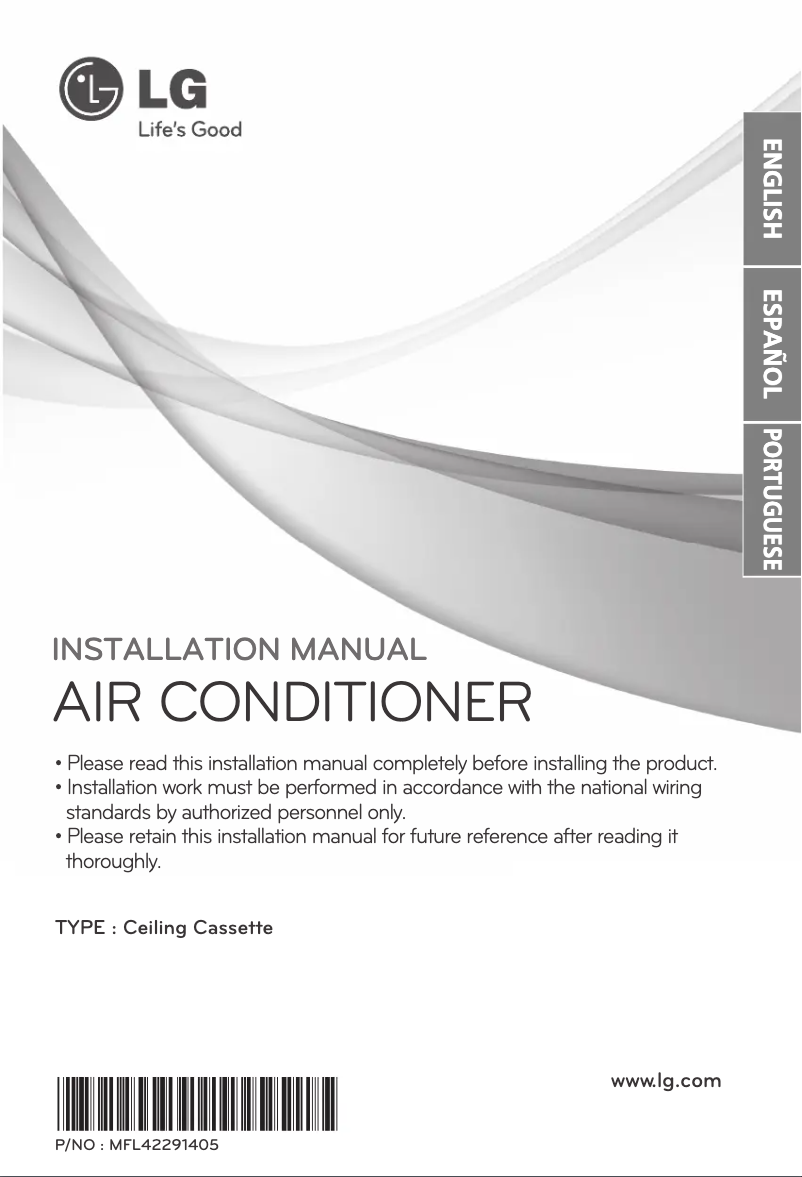 Página 1 del manual Manual de usuario LG LTNC242PLE0