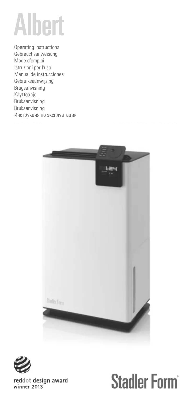 Imagen de la primera página del manual del dispositivo Albert