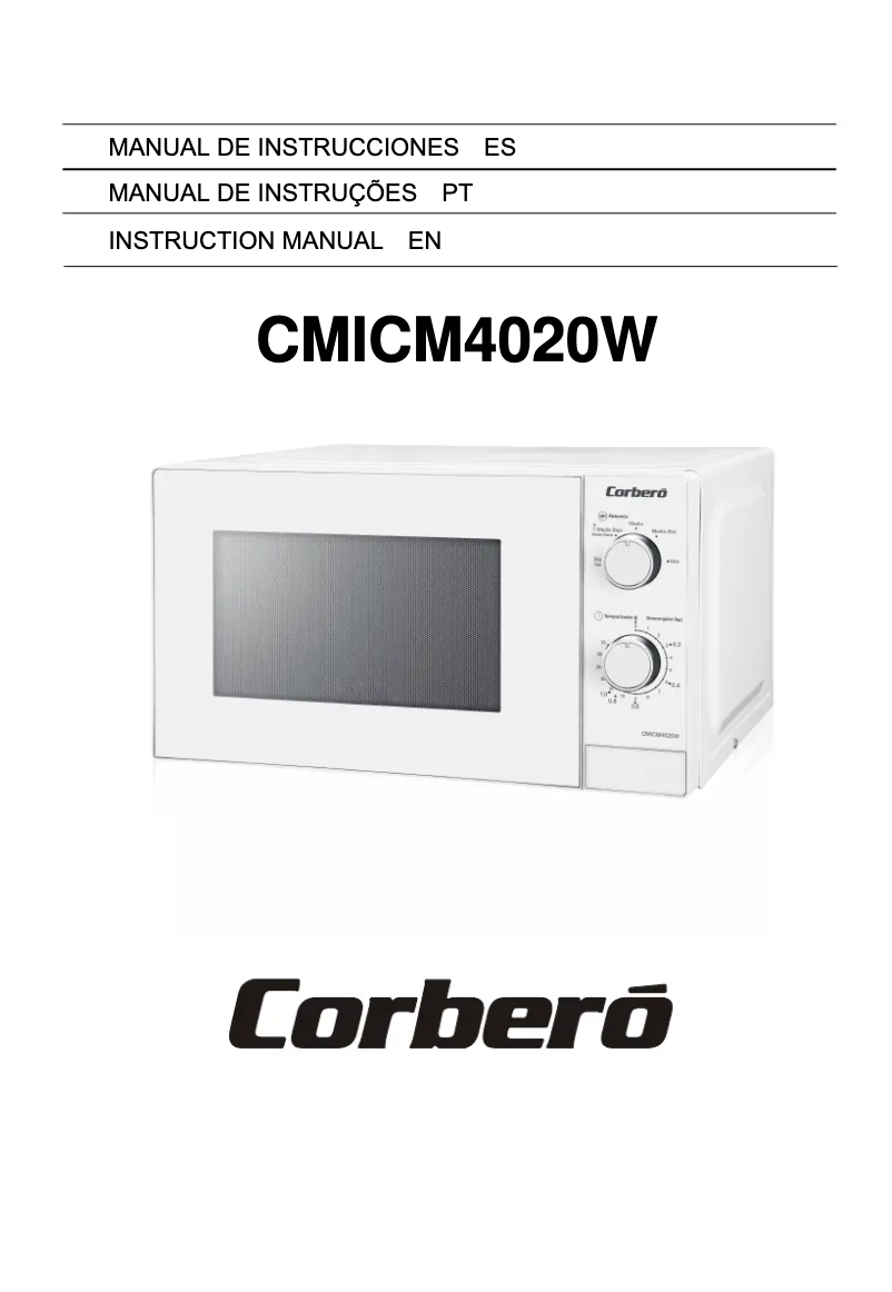 Page n°1 - Manuel utilisateur Corbero CMICM4020W