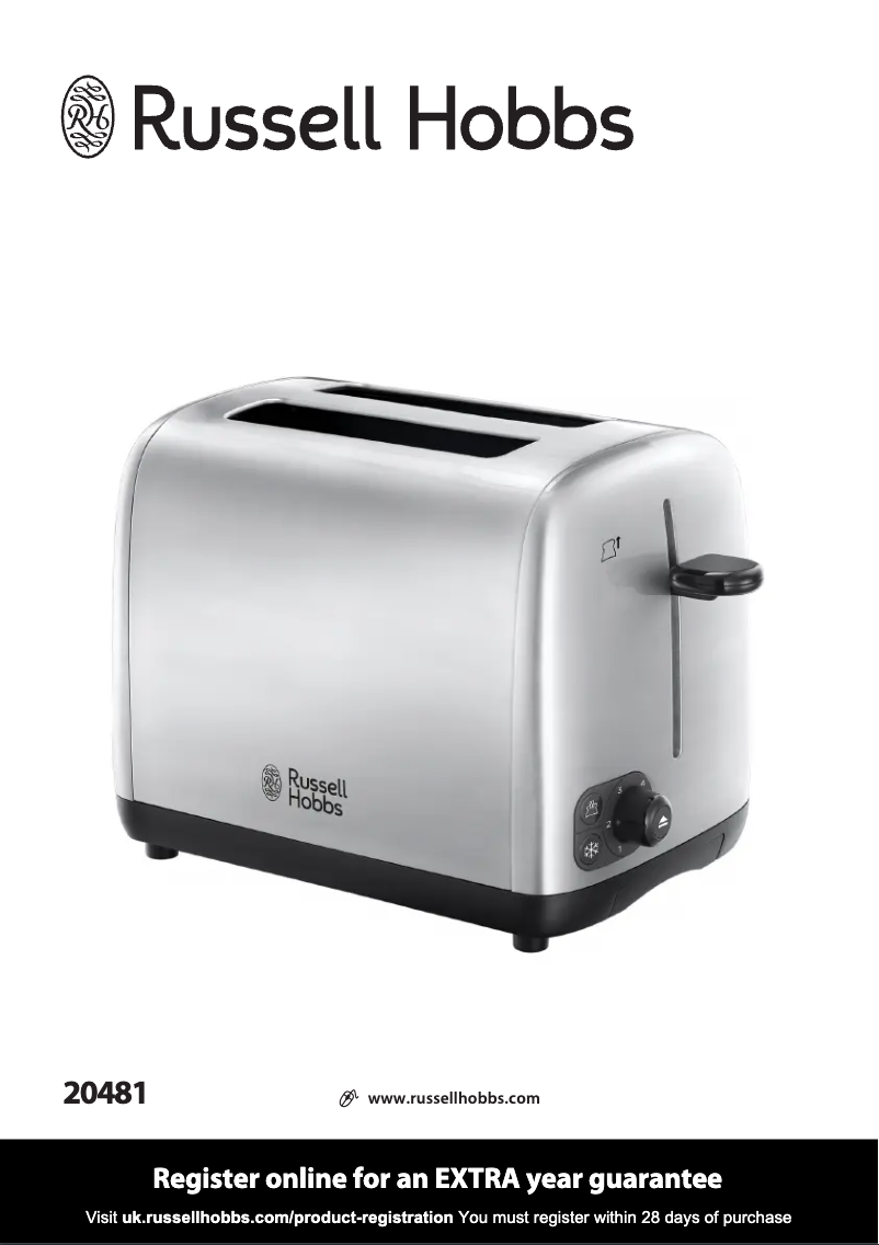 Page 1 de la notice Manuel utilisateur Russell Hobbs Brushed 24081